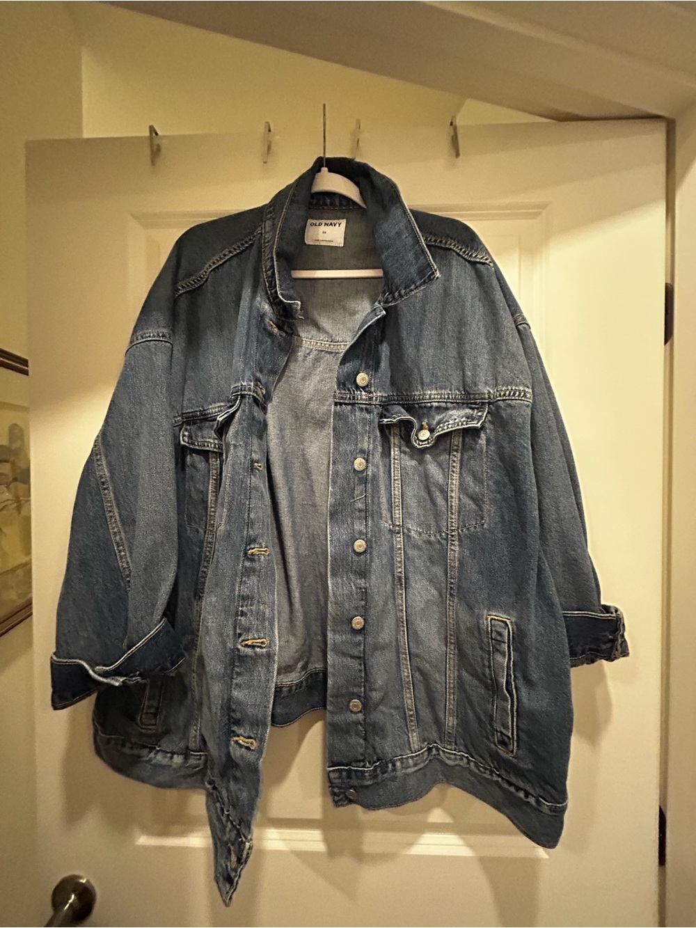 Old Navy Blue Denim Jacket - Oversized Trucker